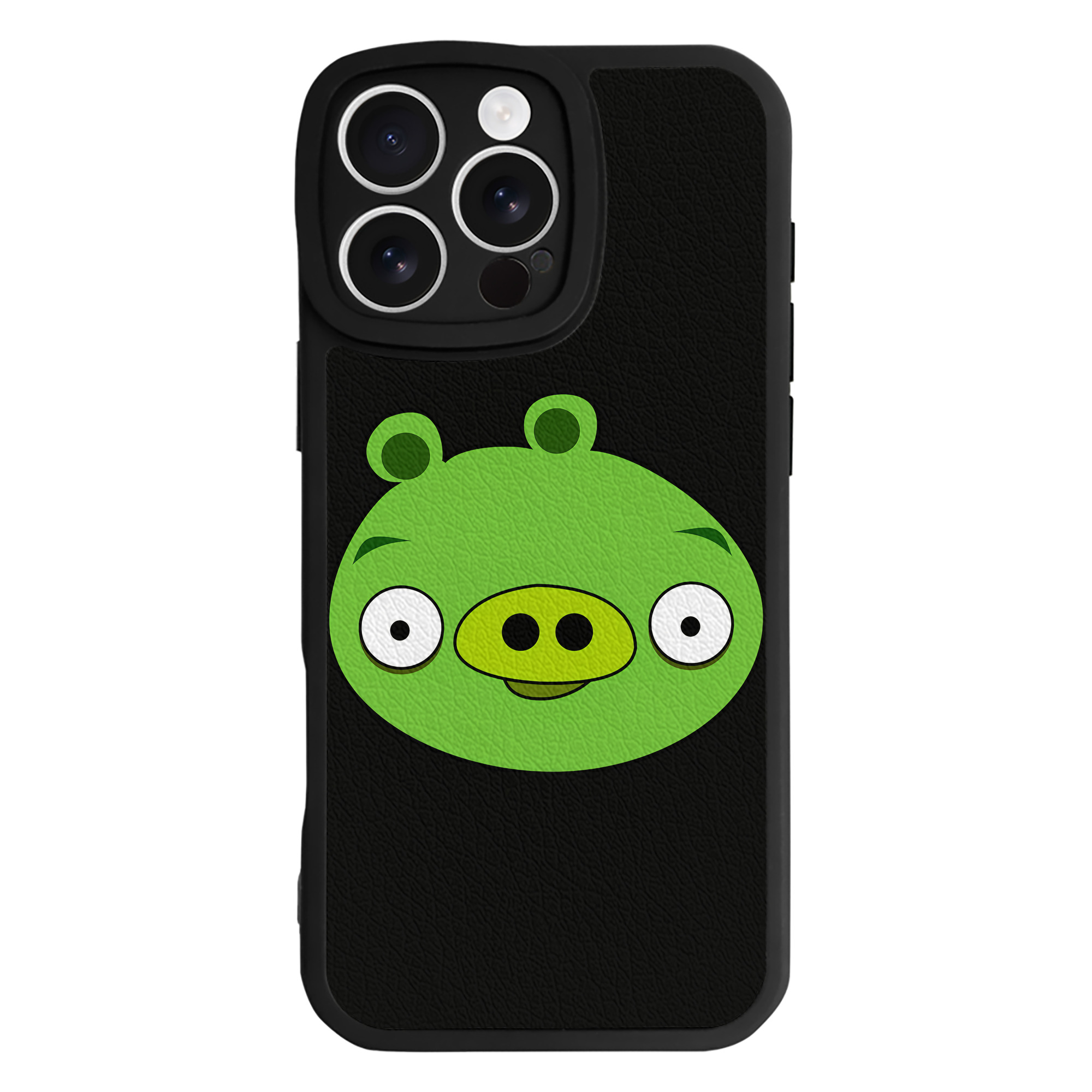 （画像用） Angry Birds アングリーバード 【iPhone 16シリーズ対応】シリコンスマホケース（レザー調） 材質：シリコン